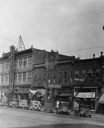 East side of Beaver Falls 1200 Block in 1928