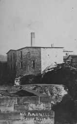 Old Paper Mill, 1st mill on Beaver River, built 1849
