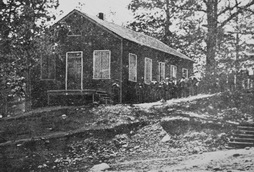 Red Brick School House & later Methodist Episcopal Church - 8th St. & 7th Ave., 1868