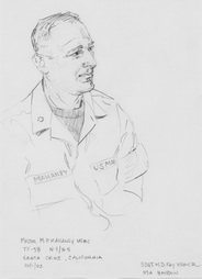 Major M.P. Mahaney (Framed with 335-9-4