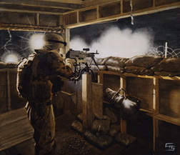 Friendly Fires - M240 Under Illum