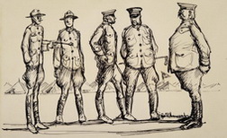 Progression of World War I Marine Corps Officers