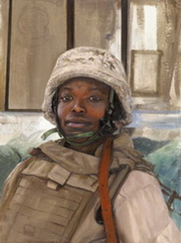 Portrait of Captain Elizabeth Okoreeh-Baah of VMM-263