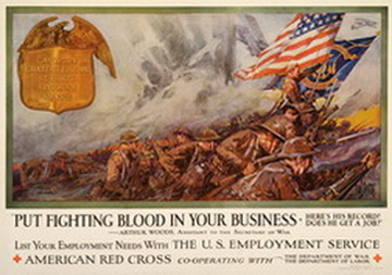 Put Fighting Blood in Your Business; American Red Cross