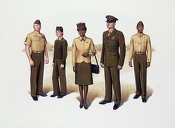Uniform Plate Series, 1983 - Enlisted Service - Plate II