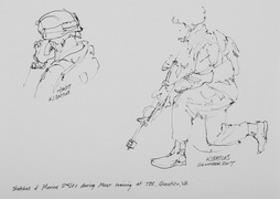 Sketches of Marine 2nd LTs 