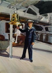 Gorch Fock Officer, Cadet at Ships Bell
