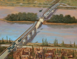 Hungarian Bridge and German Convoy