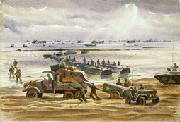 Stalled Truck, D-Day, Okinawa, Jap