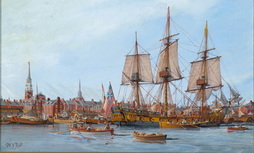Alfred at anchor in Philadelphia