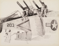 Flight Crew in Cockpit 