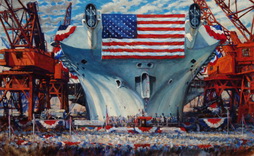 Launching of USS John F. Kennedy