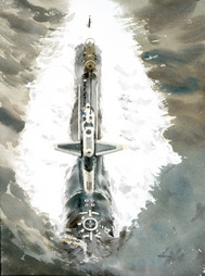 Submarine with DSRV