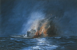 USS Harder Sinks Ijn Destroyers