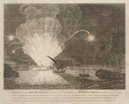 Blowing up of the Fire Ship Intrepid