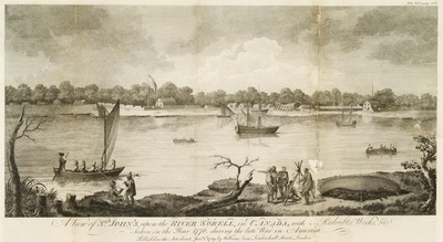 A View of St. John's, 1776, Upon the River Sorell in Canada