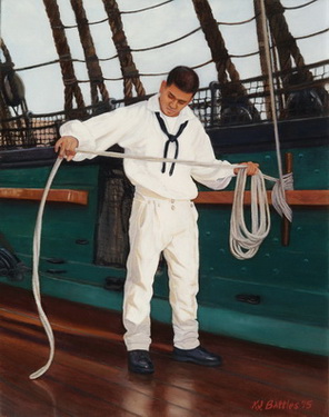 Constitution Sailor With Rope