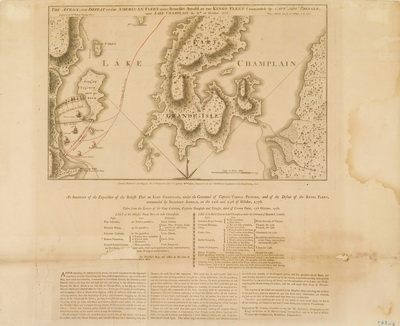 An account of the expedition of the British fleet on lake Champlain, 1776