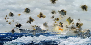 Air Attack n USS Yorktown 6/6/1942
