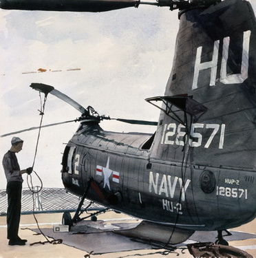 Helicopter, USS Des Moines