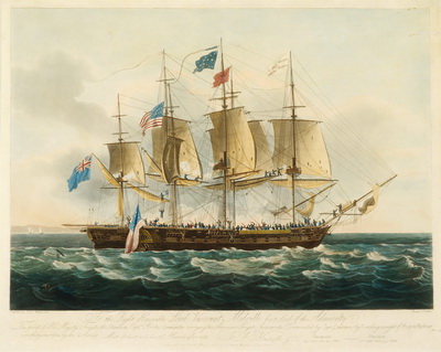His Majesty's Frigate Shannon... Carrying the American Frigate Chesapeake