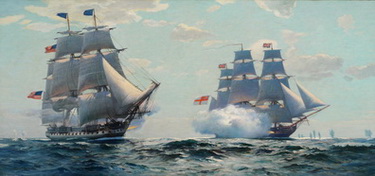 USS Constitution vs. HMS Java