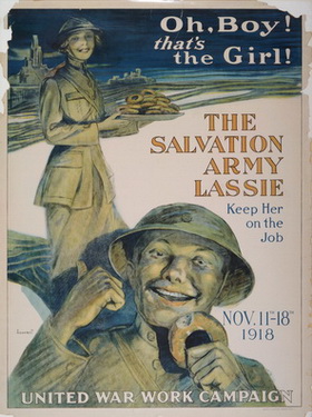 Oh Boy! Thats the Girl! The Salvation Army Lassie - Keep Her on the Job - United War Work Campaign
