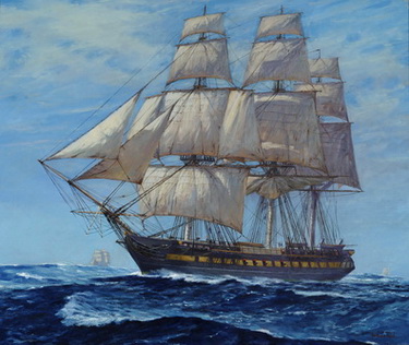 USF Constitution Under Sail, 1812