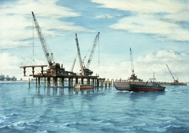 SeaBees Pier Construction