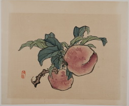 Plums, from Set of Four Edible Fruits and Mushrooms