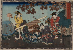 Scene from The Tale of Genji