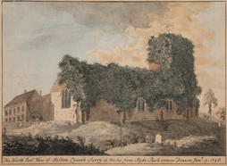 The North East View of Malden Church, Surrey, 12 Miles from Hyde Park Corner
