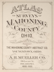 1. Mahoning County Atlas Cover 1899-1900