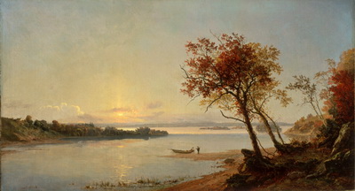 Autumn Landscape on the Hudson River