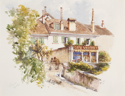Cafe Vaudois, Clarens, September 11, 1885