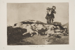 Enterrar y callar (Bury them and keep quiet); plate 18 from
Disasters of War
