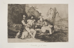 Curarlos, y á otra (Treat them, then on to other matters); plate 20
from Disasters of War