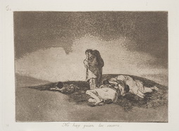 No hay quien los soccora (There is no one to help them); plate 60
from Disasters of War