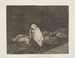 Las camas de la muerte (The deathbeds); plate 62 from Disasters
of War