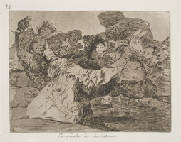 Farándula de charlatans (Troupe of charlatans); plate 75 from
Disasters of War