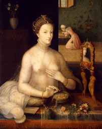 Woman at Her Toilette