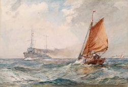 Study for “The Return of the Mayflower”