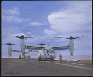 Flight Operations Aboard USS Wasp During Trip Over to Iraq, September 2007