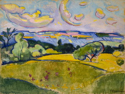 Landscape with Yellow Clouds