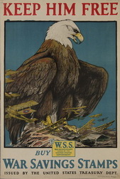 Keep Him Free, Buy War Savings Stamps