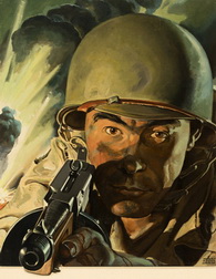 Soldier With Sub Machine Gun
