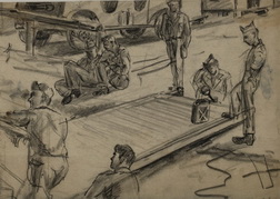 Soldiers At The Motor Pool
