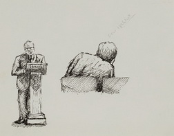 Sketches at Ft. Riley Conference