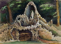 Shrine in the City of Oberau, Bavaria