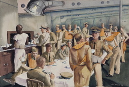 Early Morning Coffee, USS Ranger